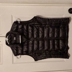 32 Degrees packable down vest, black large
